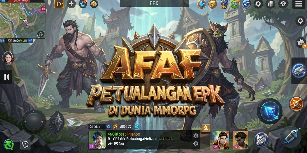 Screenshot gameplay AFAF yang menunjukkan aksi seru dalam pertarungan MMORPG.