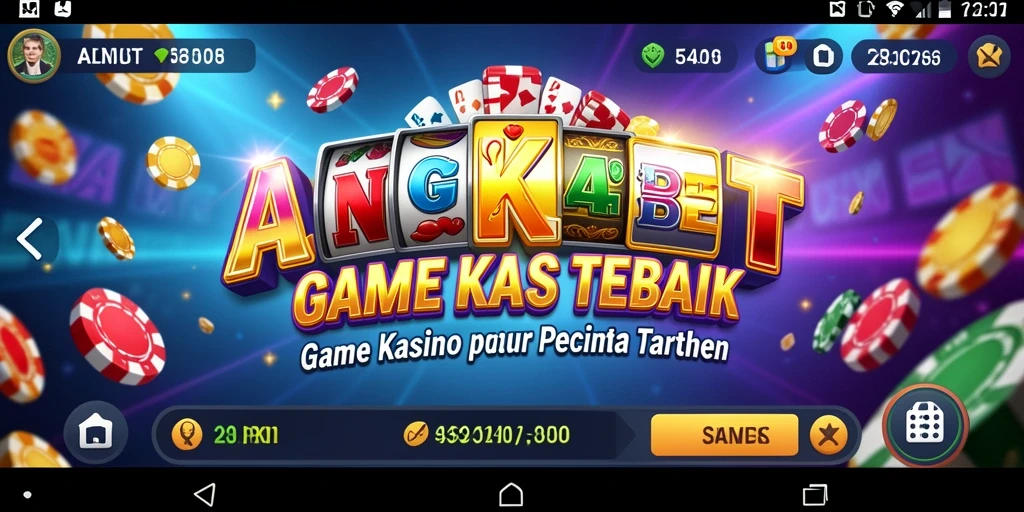 Tampilan menarik dari gameplay seru di ANGKABET.