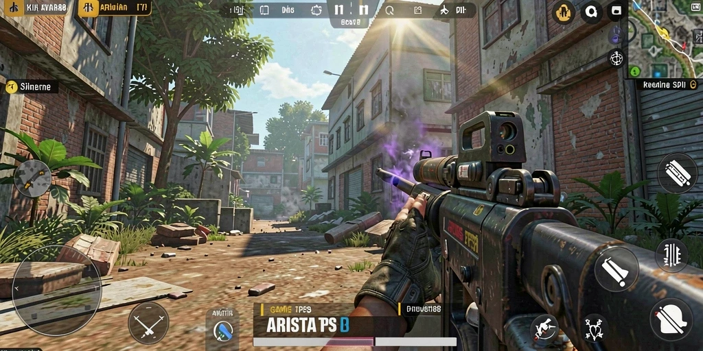 Screenshot dari gameplay ARISTA88 yang penuh aksi dan strategi.
