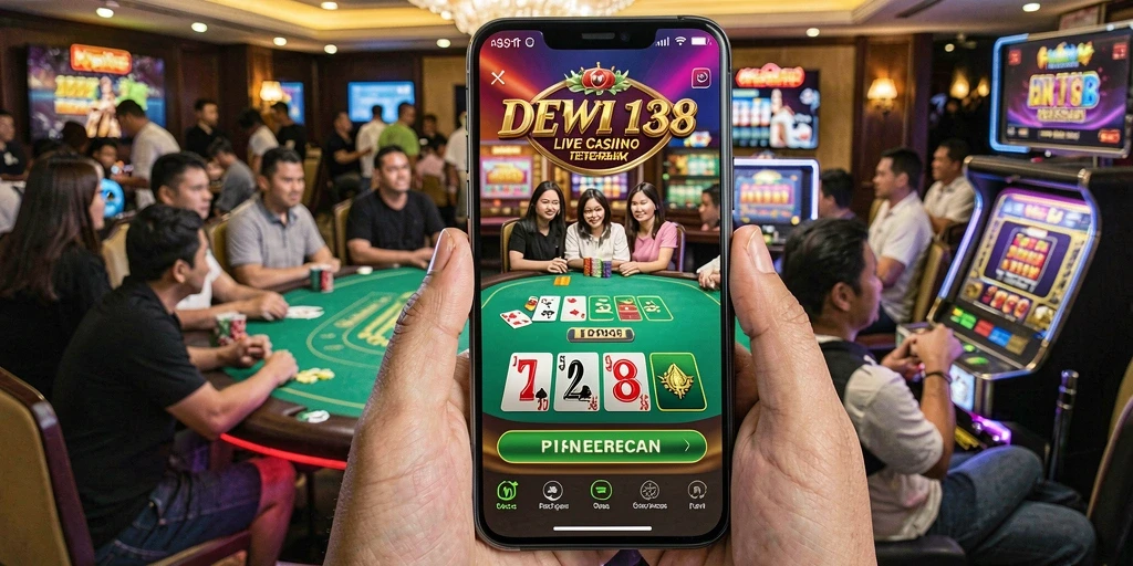 Tampilan gameplay Live Casino yang menawan di DEWI138.