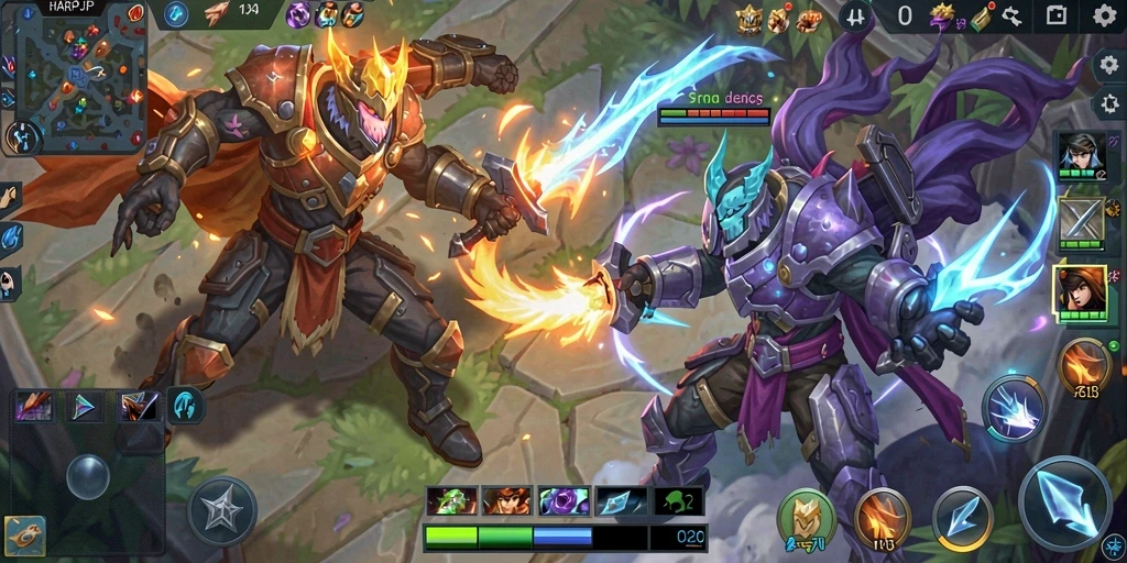 Tampilan gameplay seru dalam <strong>HARAPJP</strong>