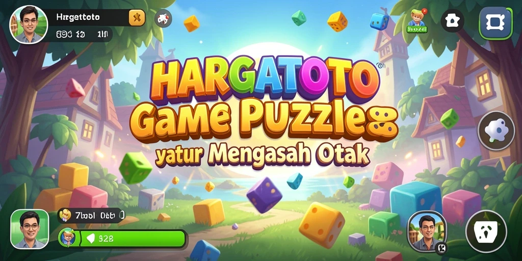 Screenshot gameplay HARGATOTO yang menunjukkan tantangan puzzle yang menarik.