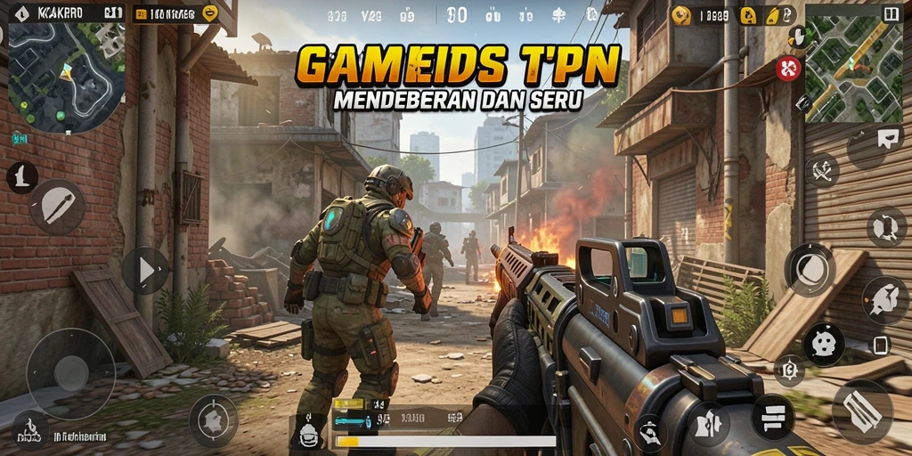 Tampilan gameplay KAKRP yang menarik dan intens.