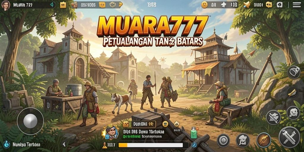 Tangkapan layar memperlihatkan petualangan seru di dunia terbuka MUARA777.