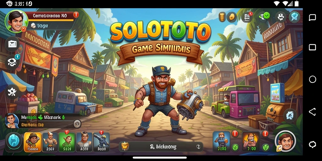 Tampilan gameplay menarik dari SOLOTOTO yang menunjukkan kreativitas pemain.