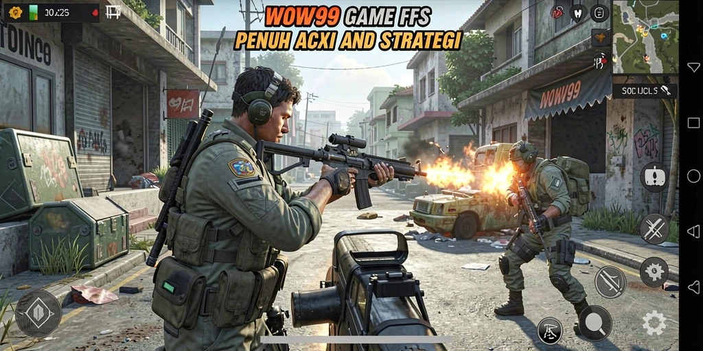 Tampilan terbaik dari gameplay WOW99 yang menampilkan aksi FPS yang mendebarkan.